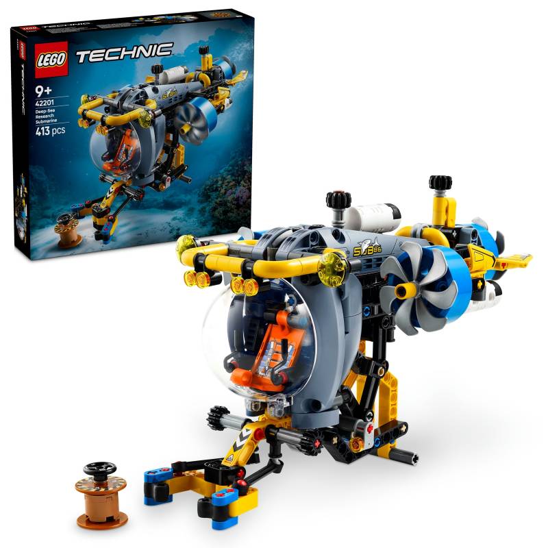 LEGO Technic Deep-Sea Research Submarine Building Toy 42201