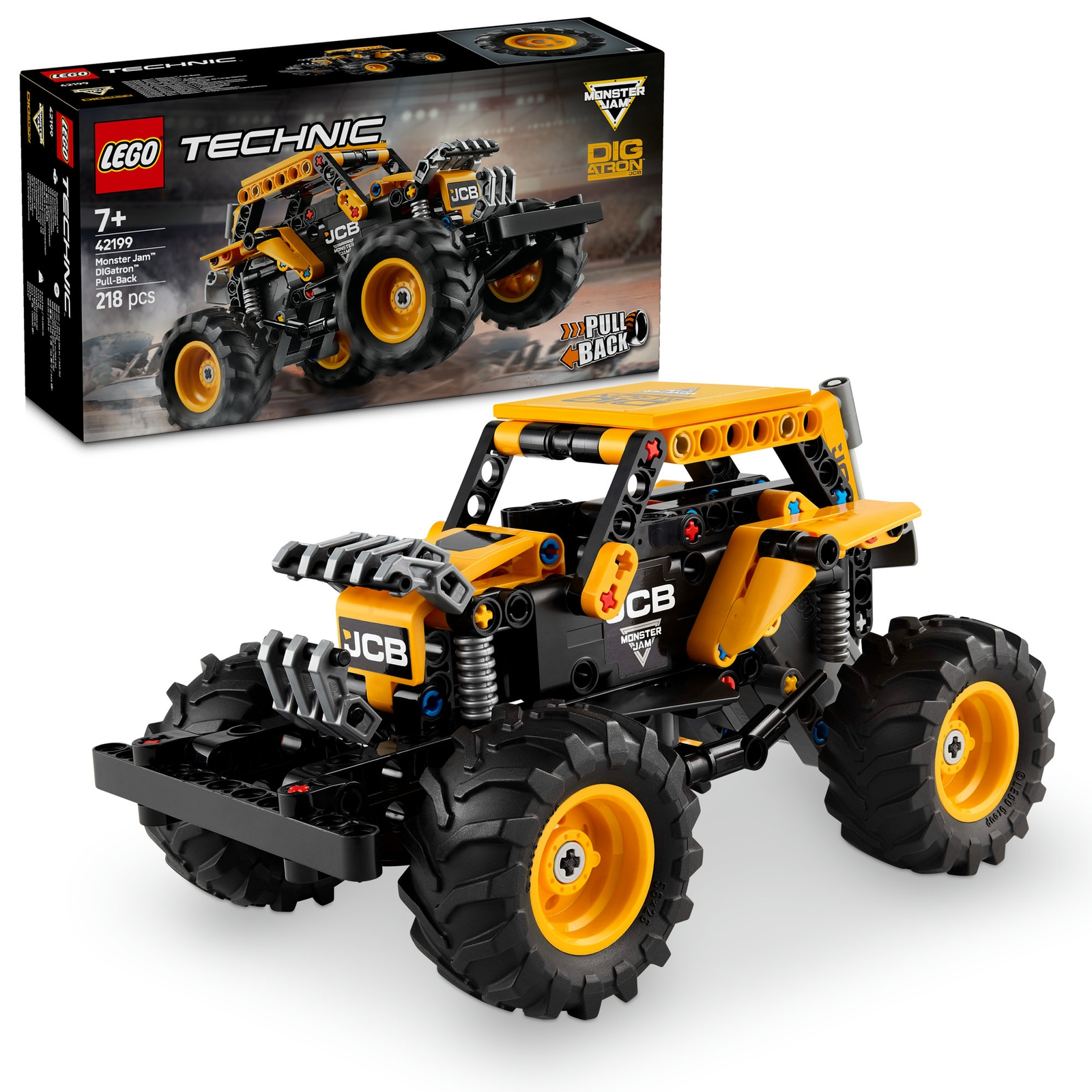 LEGO Technic Monster Jam DIGatron Pull-Back Truck Toy 42199