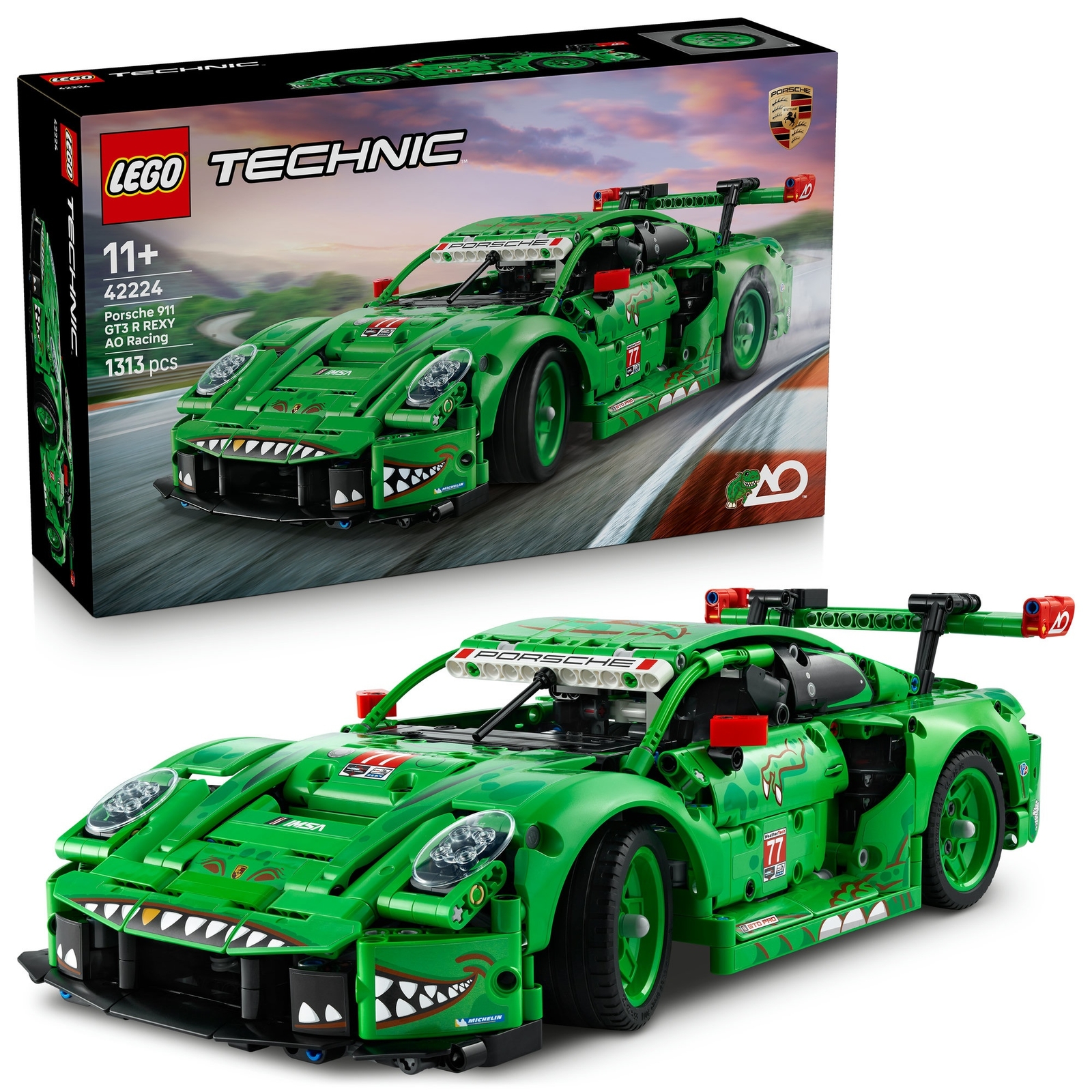 LEGO Technic Porsche 911 GT3 R REXY AO Racing Car Toy 42224 LEGO Technic Porsche 911 GT3 R REXY AO Racing Car Toy 42224