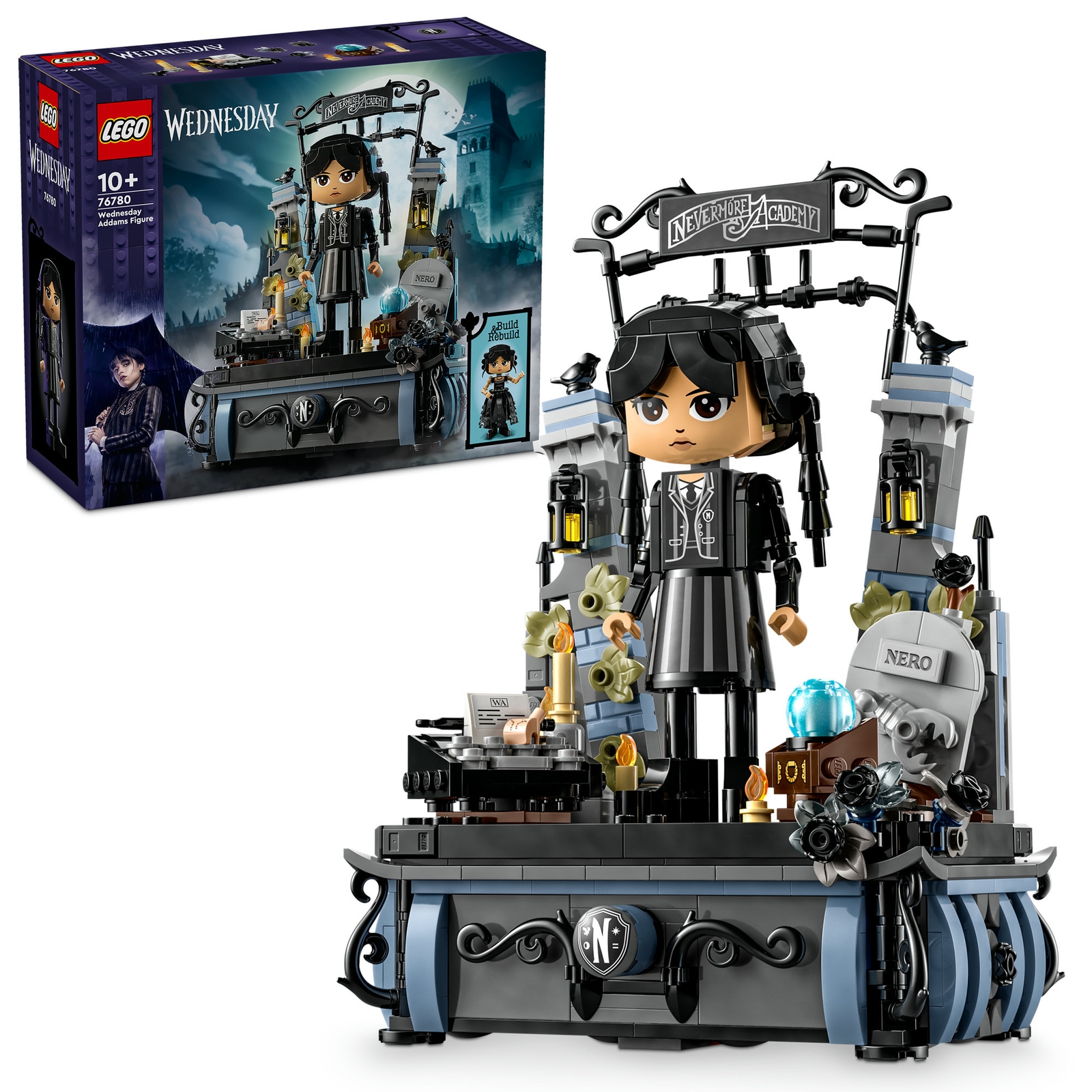 LEGO Wednesday Addams Figure Building Toy Set for Kids 76780