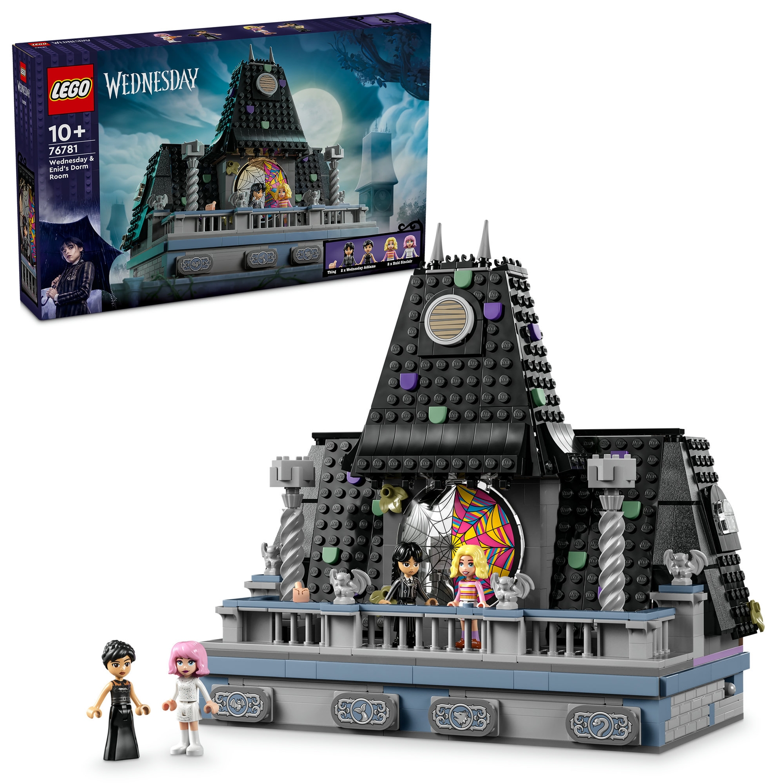 LEGO Wednesday & Enid’s Dorm Room Set with Mini-Dolls 76781