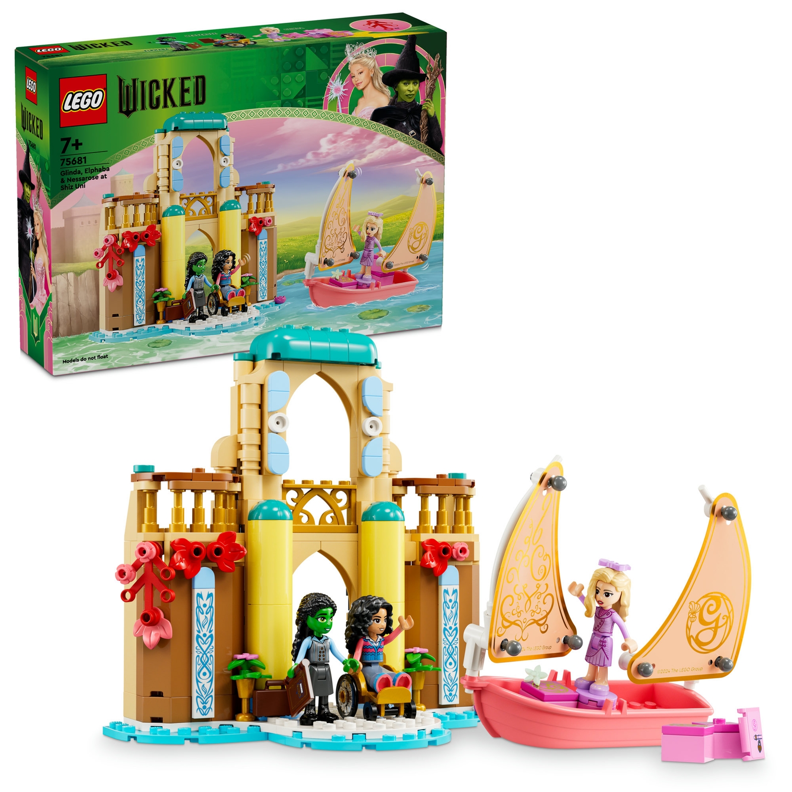 LEGO Wicked Glinda, Elphaba & Nessarose at Shiz University 75681