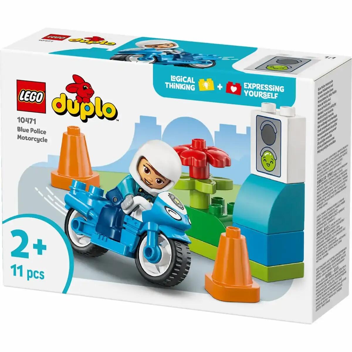 LEGO duplo Blaues Polizeimotorrad LEGO duplo Blaues Polizeimotorrad