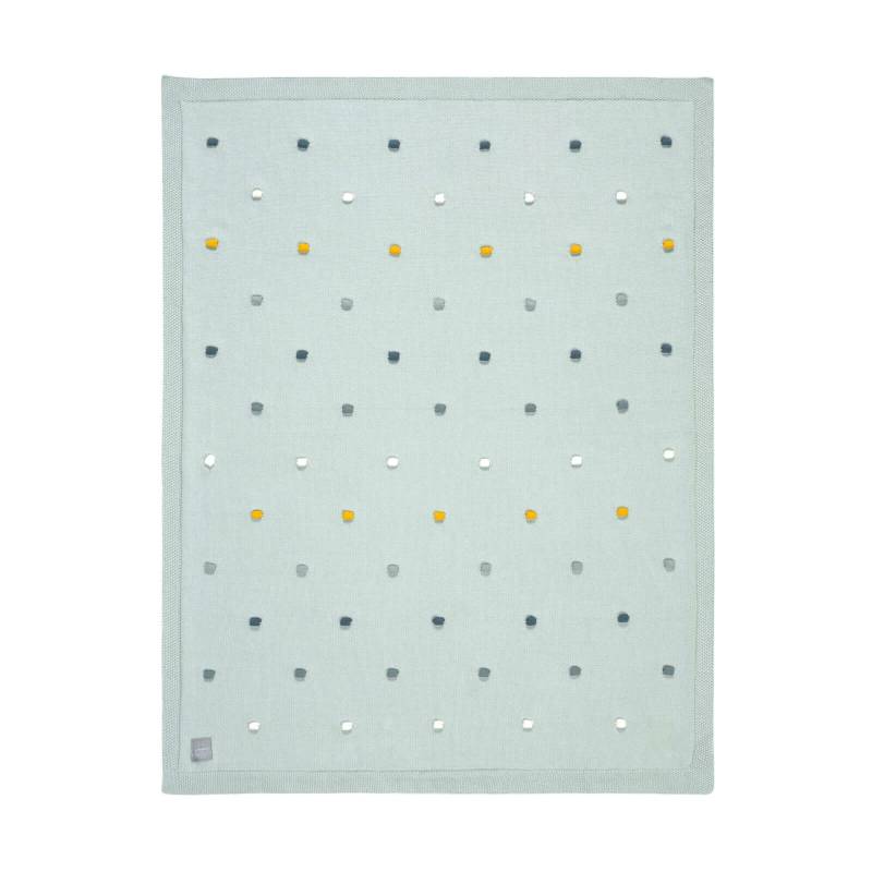 Lässig - Babydecke (GOTS) DOTS-LIGHT-MINT (A)