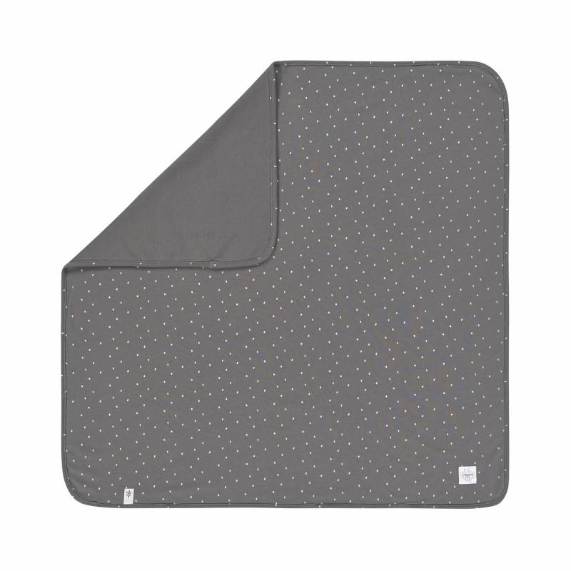 Lässig - Babydecke GOTS - Blanket Cozy Colors, Spots Anthracite (2)