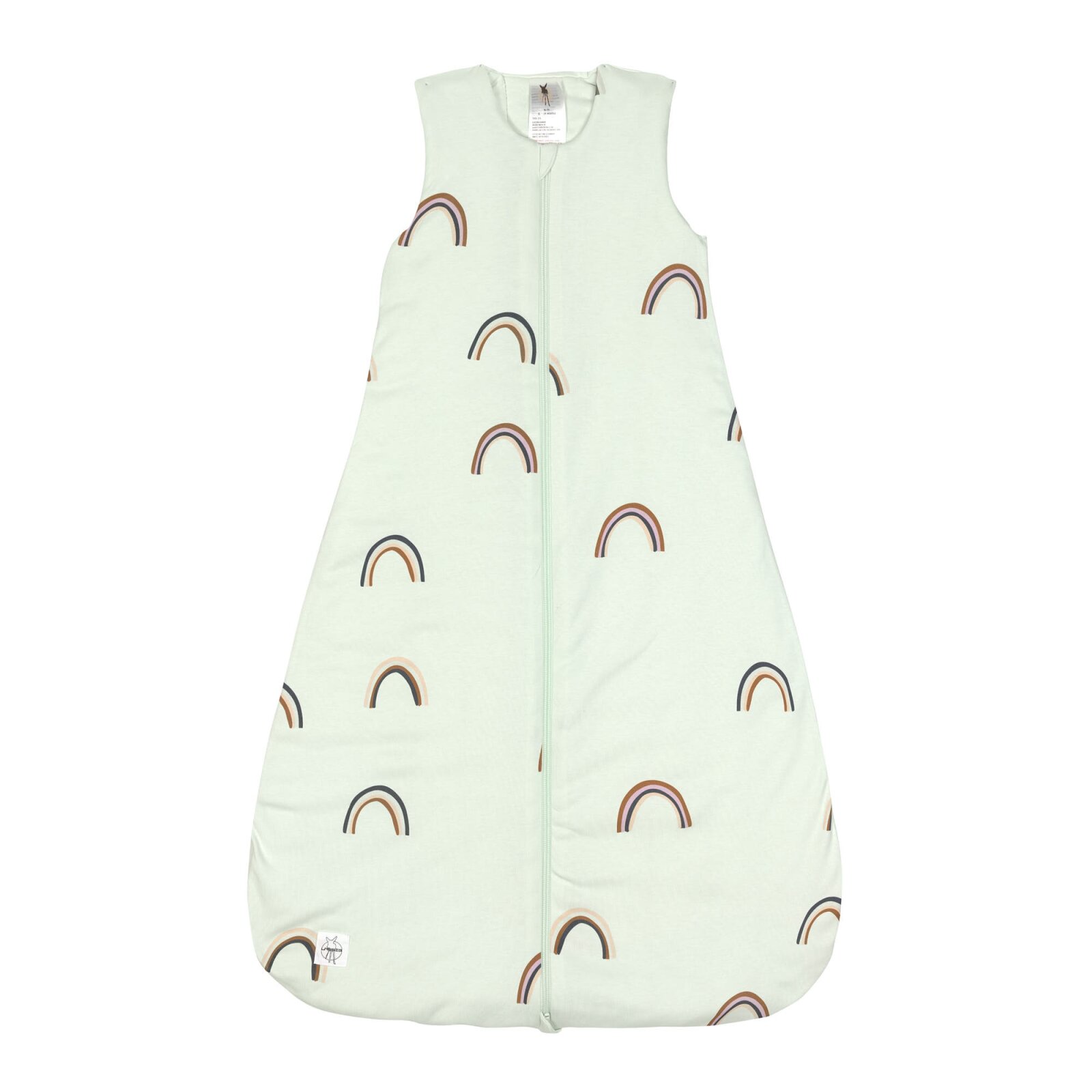 Lässig - Babyschlafsack 2,5 TOG - Regenbogen, Mint, Gr. 62-68 (A)