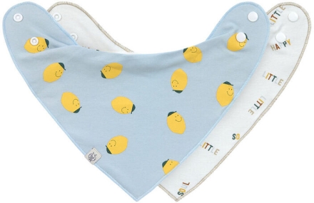 Lässig Bandana Lätzchen 2er Pack Happy Fruits Lemon