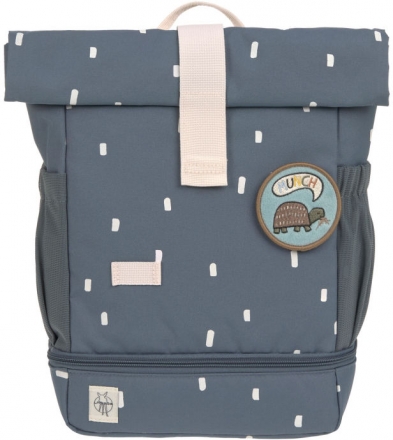 Lässig Kindergartenrucksack Mini Rolltop Happy Prints midnight blue