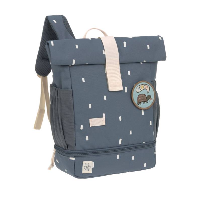 Lässig - Kindergartenrucksack Rolltop - Happy Prints, Dunkelblau (A)