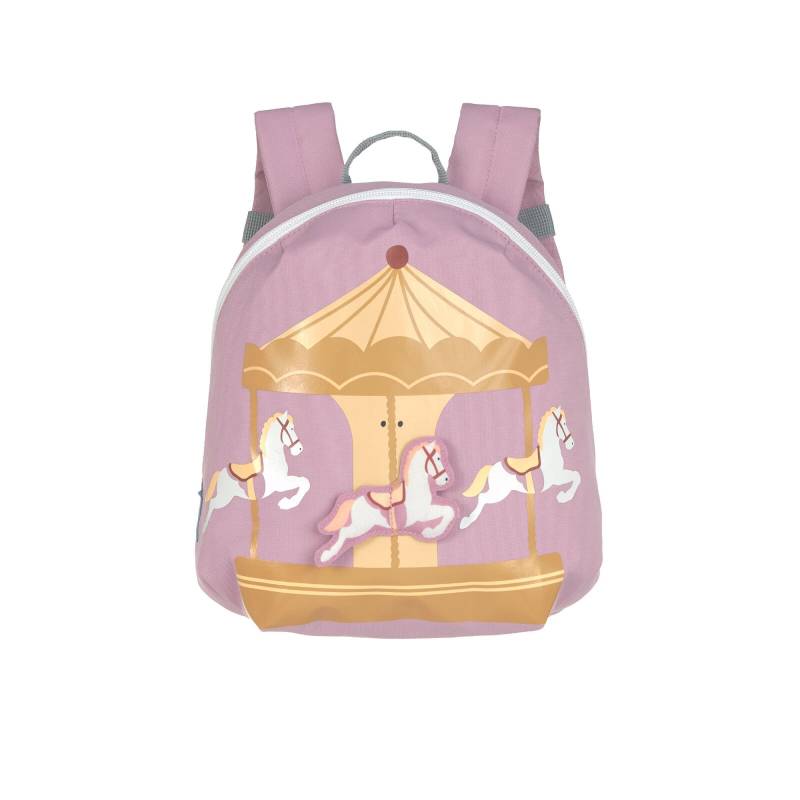 Lässig - Kindergartenrucksack Tiny - Karussell, Lila (A)