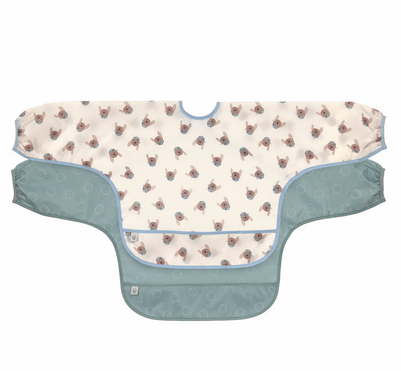 Lässig - LÄSSIG Langarm Lätzchen 2er Set TinyTeam Dog Lässig - LÄSSIG Langarm Lätzchen 2er Set TinyTeam Dog