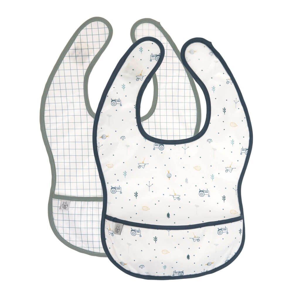 Lässig - Lätzchen 2-er Set Garden boys Lässig - Lätzchen 2-er Set Garden boys