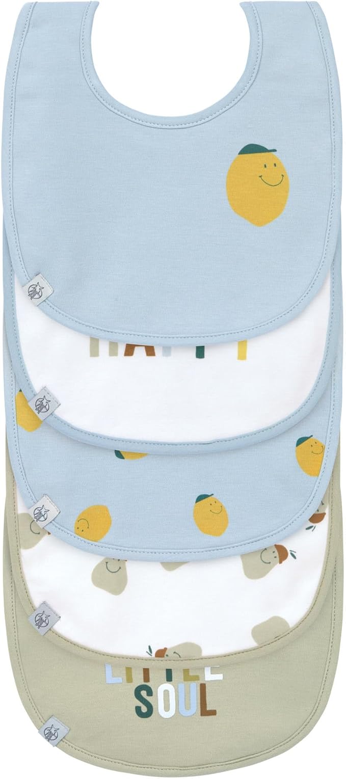 Lässig - Lätzchen 5-er Set Happy Fruits Lemon/Zitrone Lässig - Lätzchen 5-er Set Happy Fruits Lemon/Zitrone