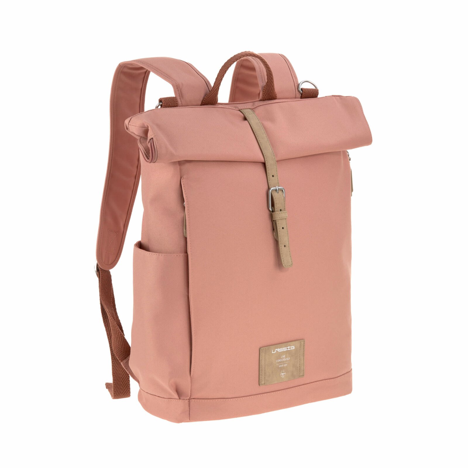 Lässig - Wickelrucksack - Rolltop Backpack, Cinnamon (A)