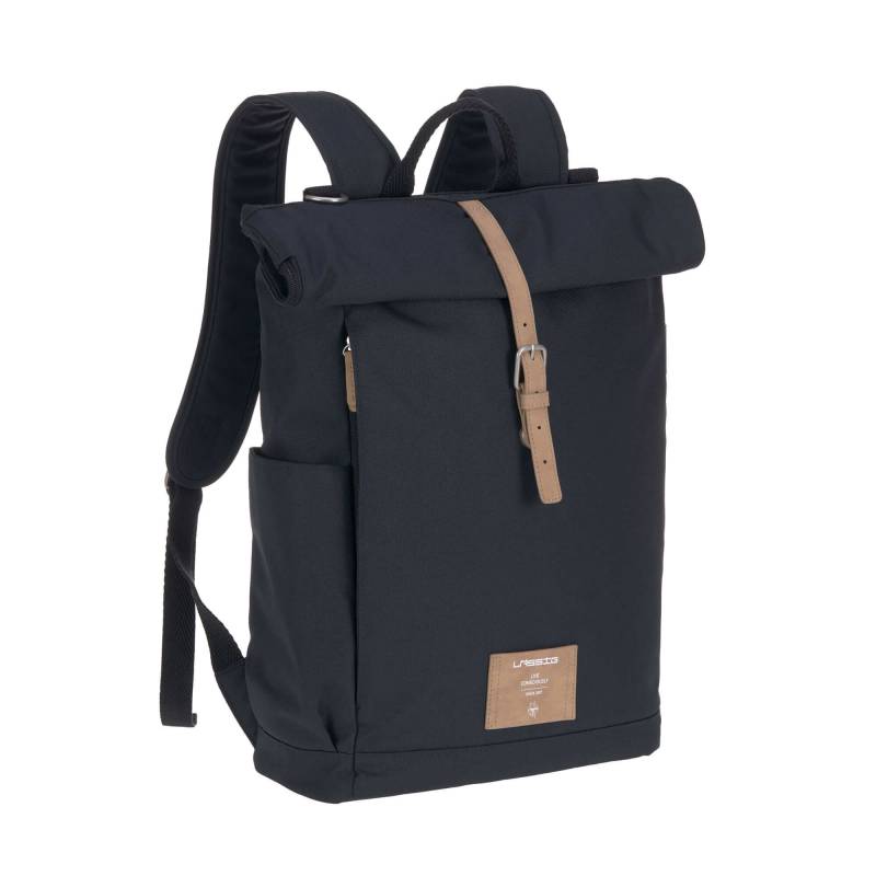 Lässig Wickelrucksack - Rolltop Backpack Night Blue