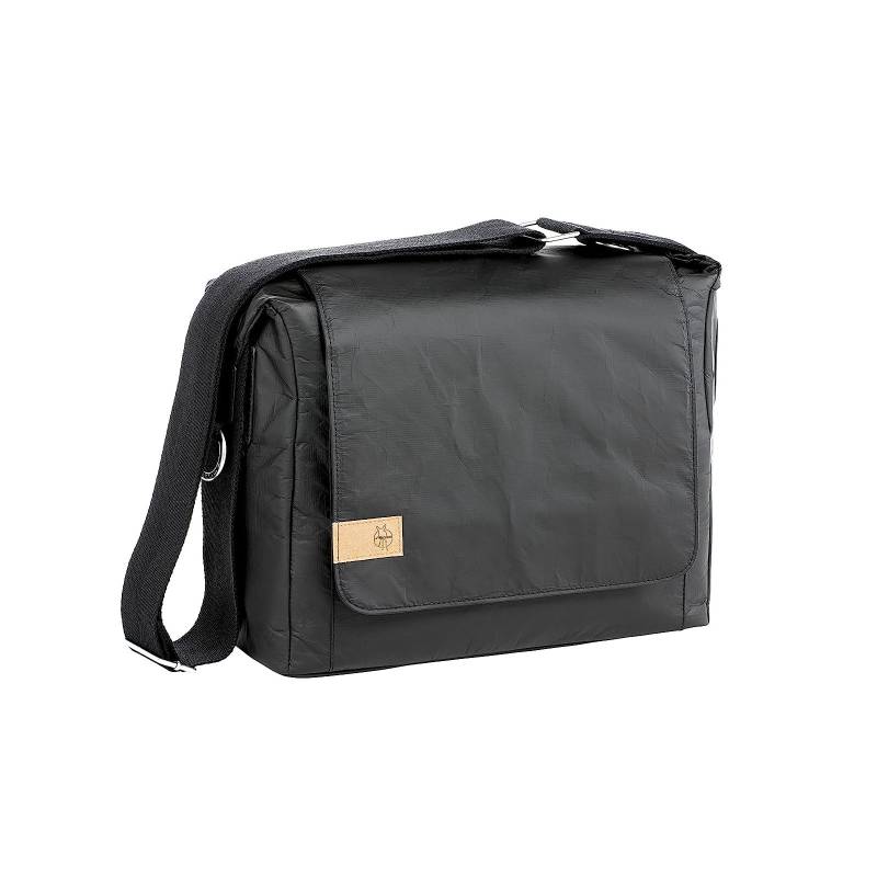 Lässig - Wickeltasche Messenger BLACK (A)