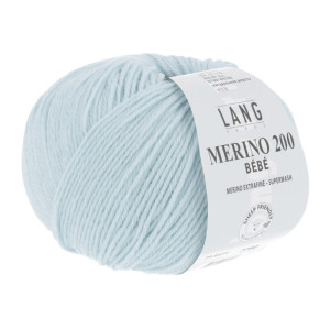 Lang Garns Merino 200 Bebe Garn 371 Eisblau von Lang Yarns