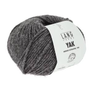 Lang Garns Yak Garn 05 Dunkel Grau Melange von Lang Yarns