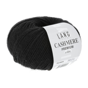 Lang Yarns Cashmere Premium-Garn 04 Schwarz von Lang Yarns