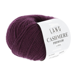 Lang Yarns Cashmere Premium Garn 80 Weinrot von Lang Yarns