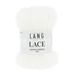 Lang Yarns Lace Garn 01 Weiß von Lang Yarns