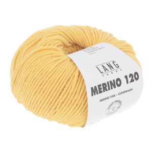 Lang Yarns Merino 120 Garn 149 Goldgelb von Lang Yarns