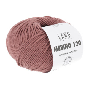 Lang Yarns Merino 120 Garn 287 Rosenholz von Lang Yarns