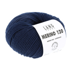 Lang Yarns Merino 120 Garn 35 Marine von Lang Yarns