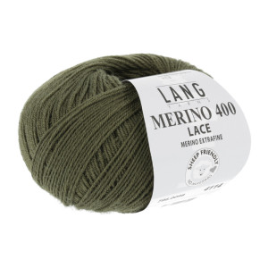 Lang Yarns Merino 400 Lace-Garn 98 Olive von Lang Yarns