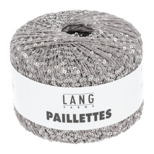 Lang Yarns Pailletten Garn 23 Silber von Lang Yarns