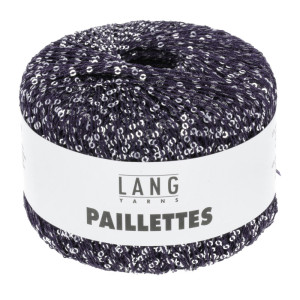 Lang Yarns Paillettes Garn 35 Marine/Silber von Lang Yarns