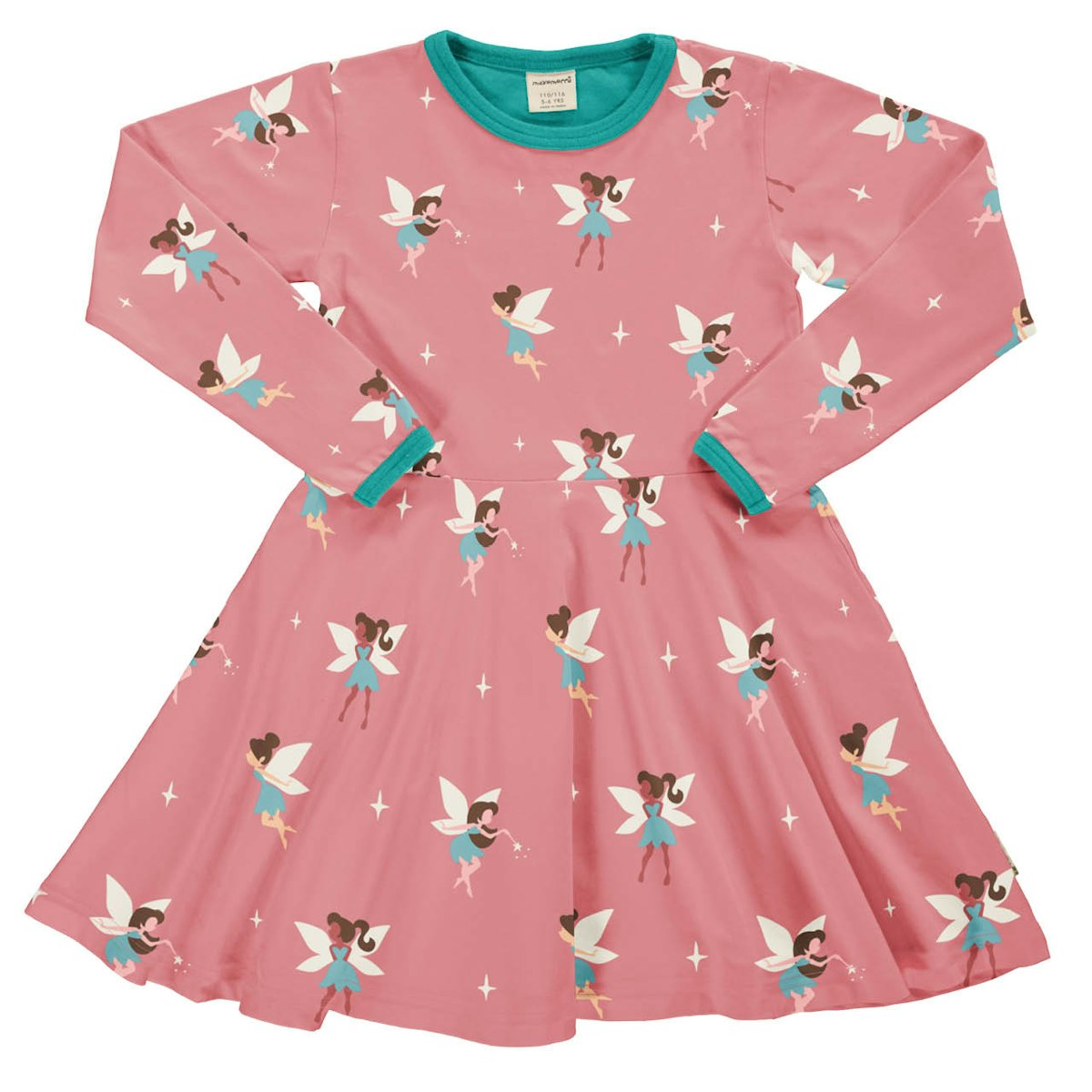 Langarm Flatterkleid Feen rosa 110/116 Langarm Flatterkleid Feen rosa 110/116