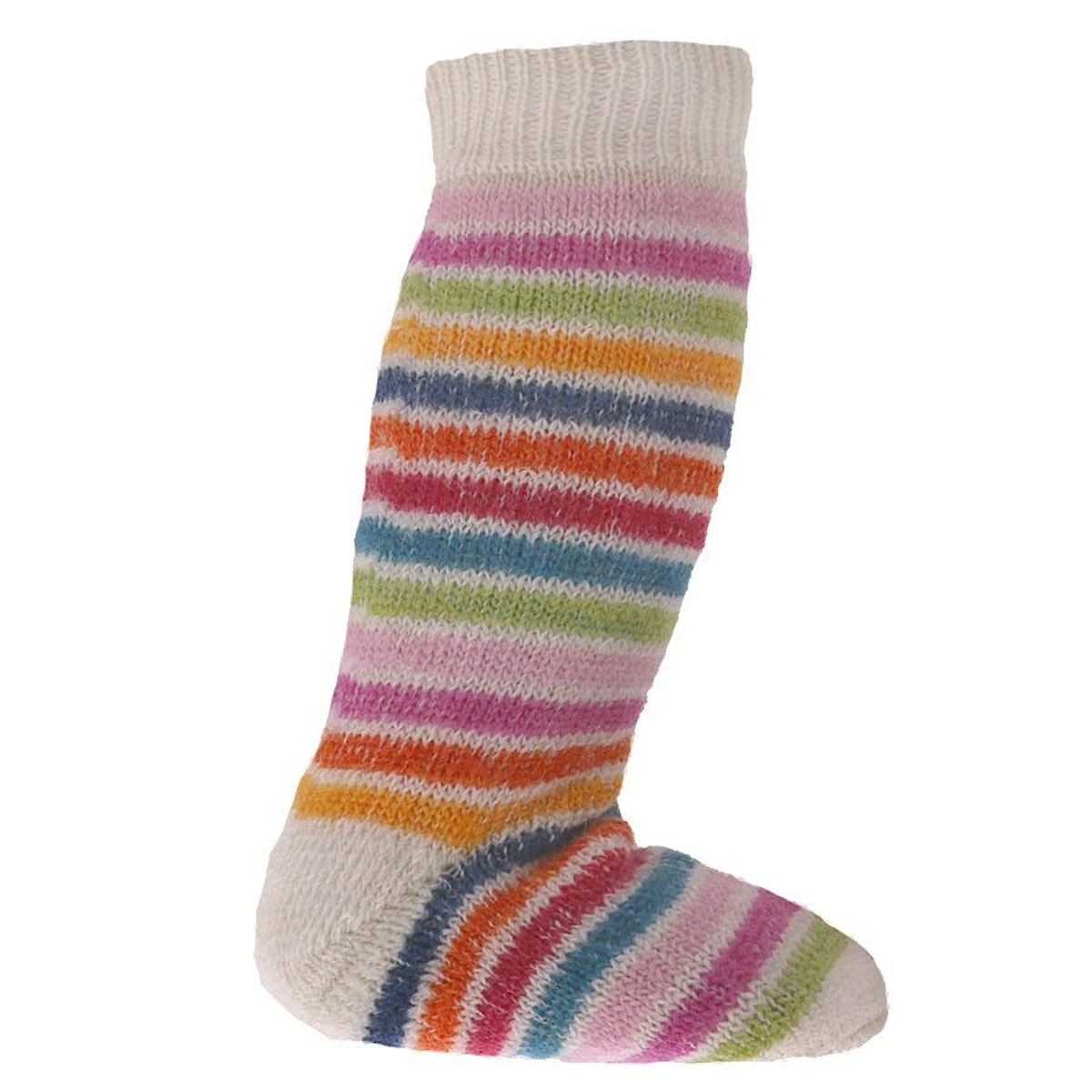 Lange Vollplüsch Socken Wolle warm dick natur 27/28 Lange Vollplüsch Socken Wolle warm dick natur 27/28