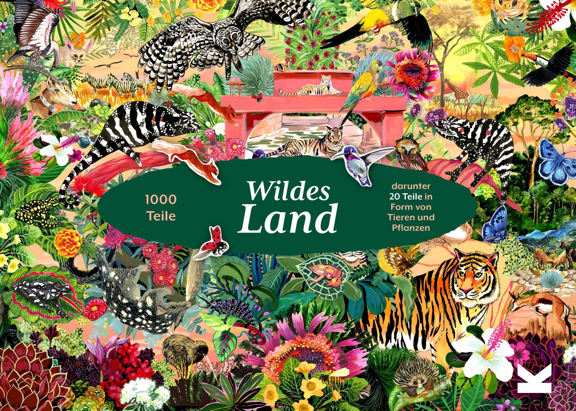 Laurence King Verlag - Puzzle 1000 Teile Wildes Land Laurence King Verlag - Puzzle 1000 Teile Wildes Land