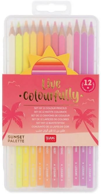 Legami - Buntstifte / Sunset / 12 Stck. Legami - Buntstifte / Sunset / 12 Stck.