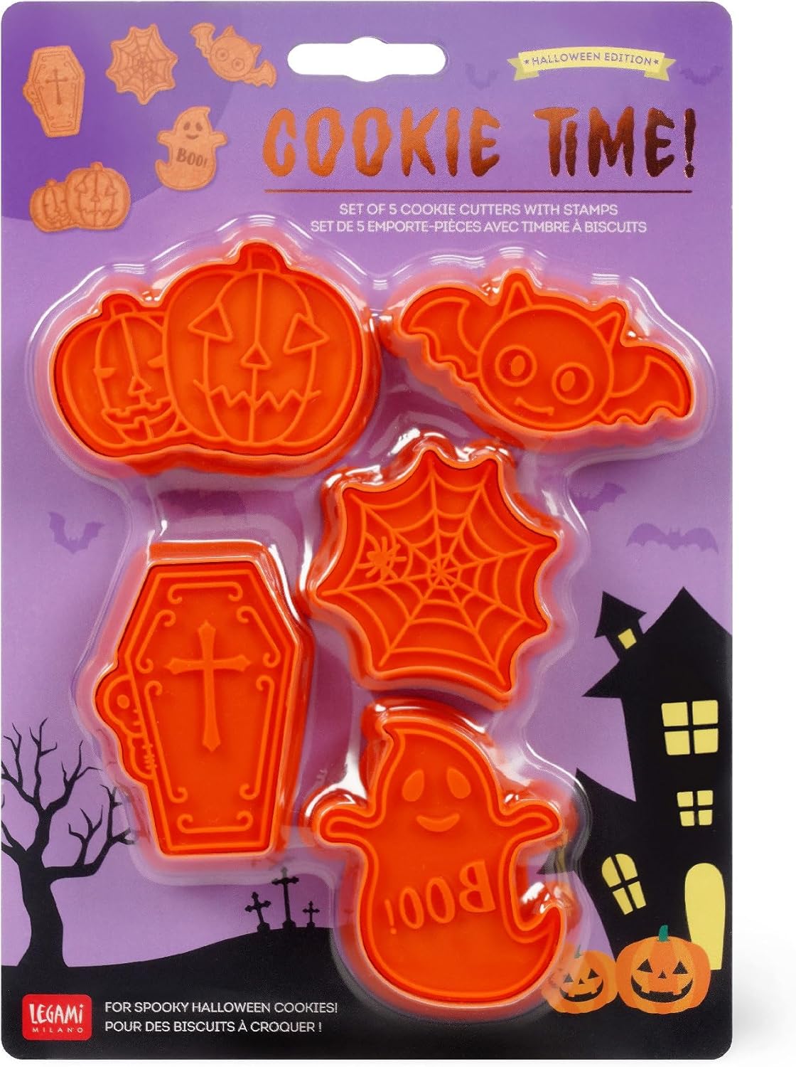 Legami - Förmchen Kekse m. Stempel Halloween Legami - Förmchen Kekse m. Stempel Halloween