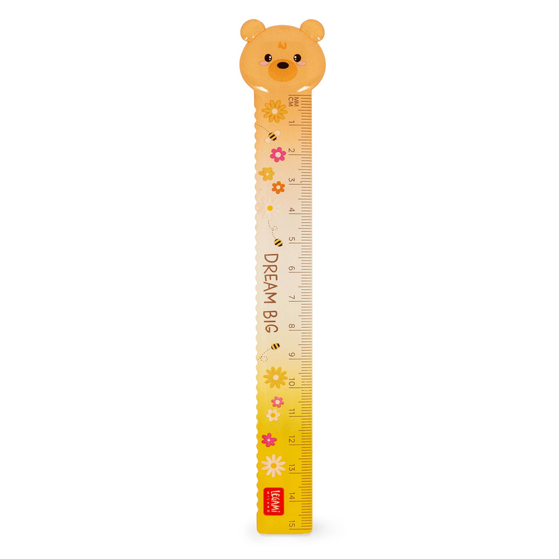 Legami - Lineal - TEDDY BEAR - 15 CM Legami - Lineal - TEDDY BEAR - 15 CM