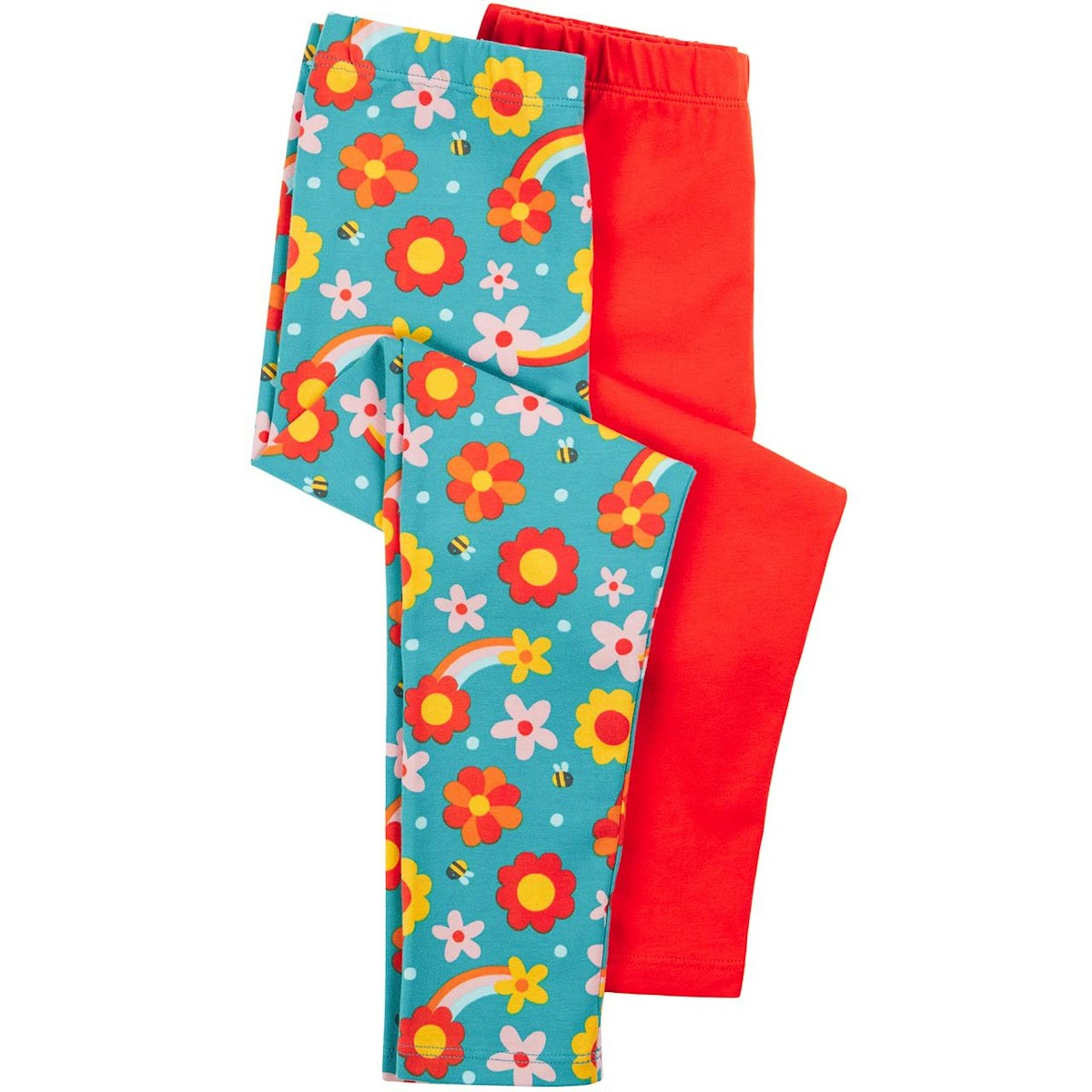 Leggings Doppelpack Blumen uni 62/68 Leggings Doppelpack Blumen uni 62/68