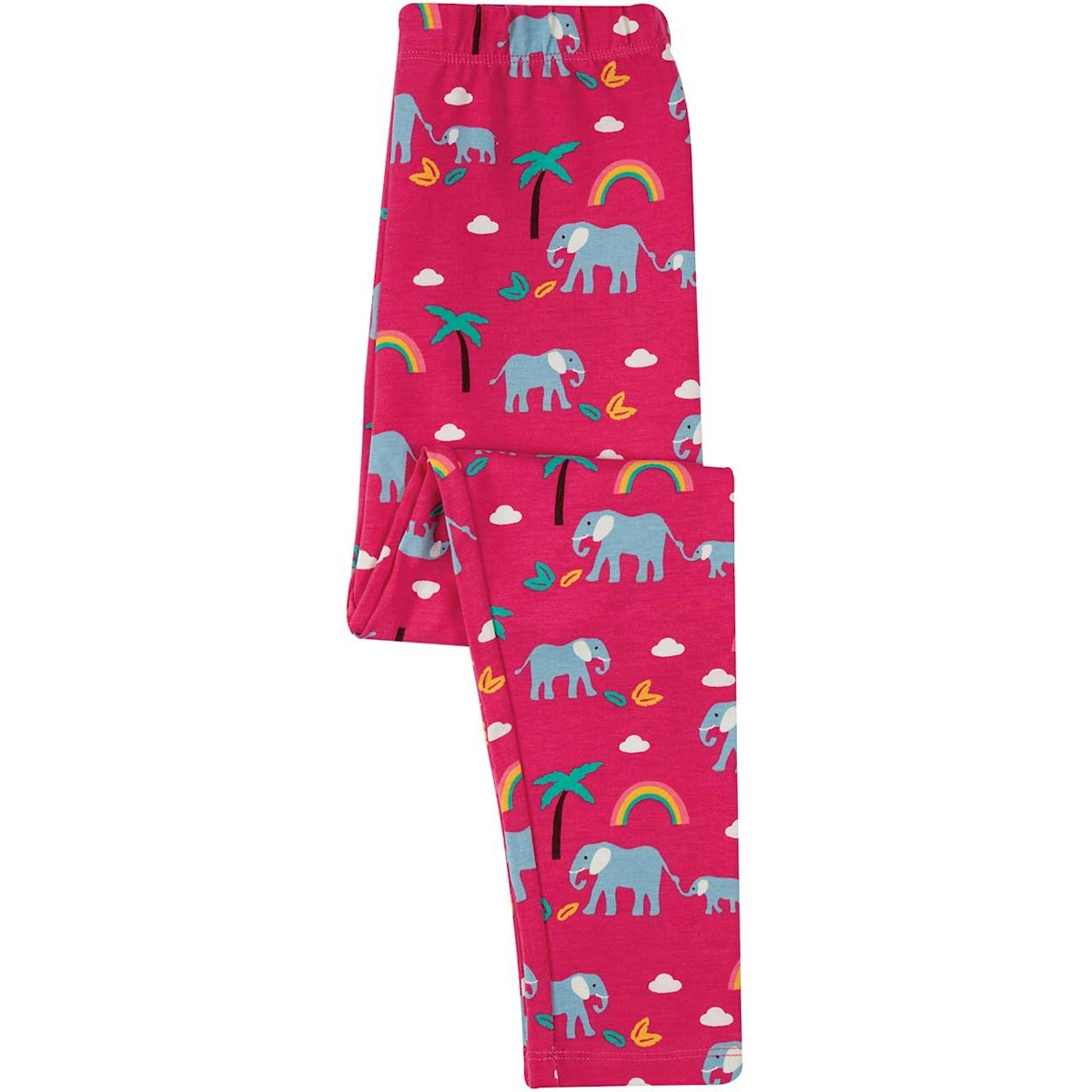 Leggings Elefanten Regenbogen pink 62/68 Leggings Elefanten Regenbogen pink 62/68