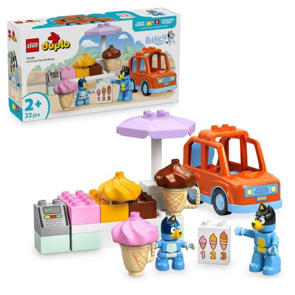 Lego - Duplo Bluey Ausflug zur Eisdiele Lego - Duplo Bluey Ausflug zur Eisdiele