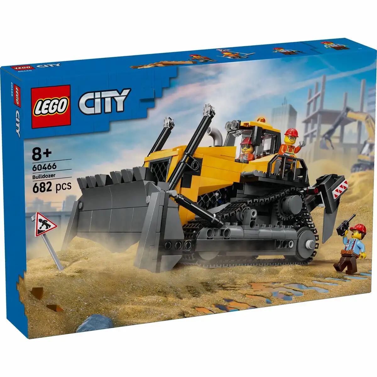 Lego - LEGO CITY Gelber Bulldozer mit Frontlader Lego - LEGO CITY Gelber Bulldozer mit Frontlader