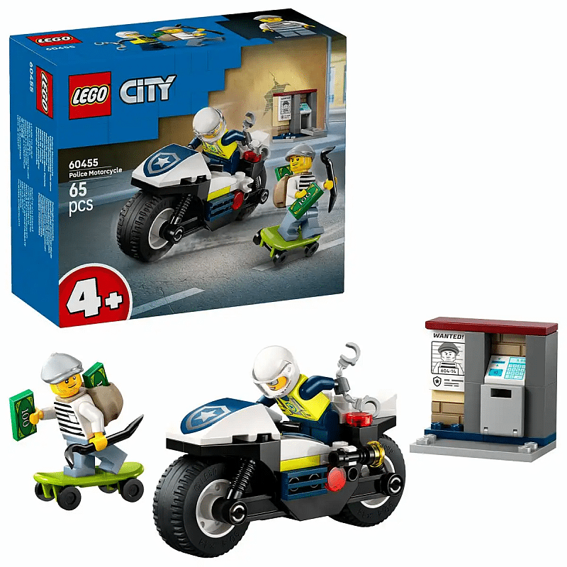 Lego - LEGO CITY Verfolgungsjagd mit dem Polizeimotorad Lego - LEGO CITY Verfolgungsjagd mit dem Polizeimotorad