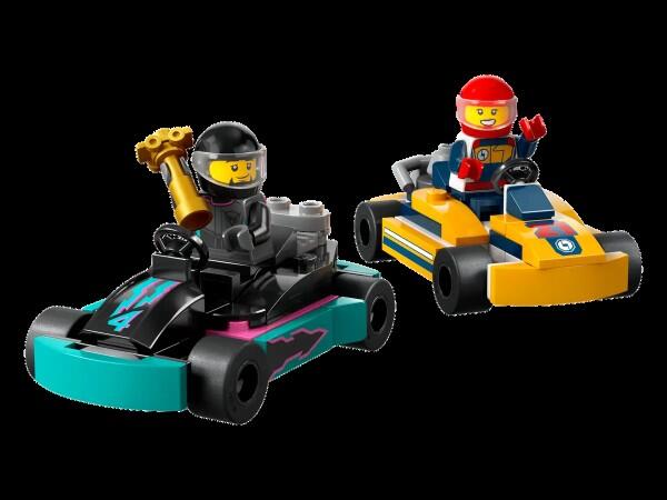 Lego - LEGO City Fahrzeuge Go-Karts mit Rennfahrern Lego - LEGO City Fahrzeuge Go-Karts mit Rennfahrern