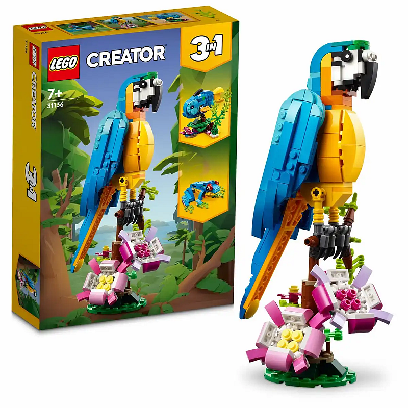 Lego - LEGO Creator - Exotischer Papagei Lego - LEGO Creator - Exotischer Papagei