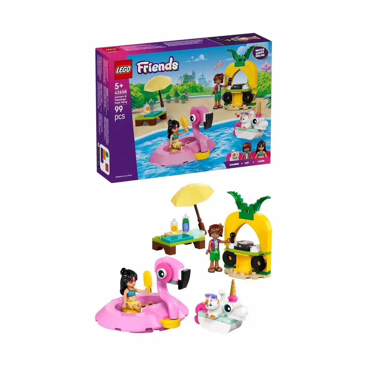 Lego - LEGO Friends Poolparty mit Einhorn und Flamingo Lego - LEGO Friends Poolparty mit Einhorn und Flamingo