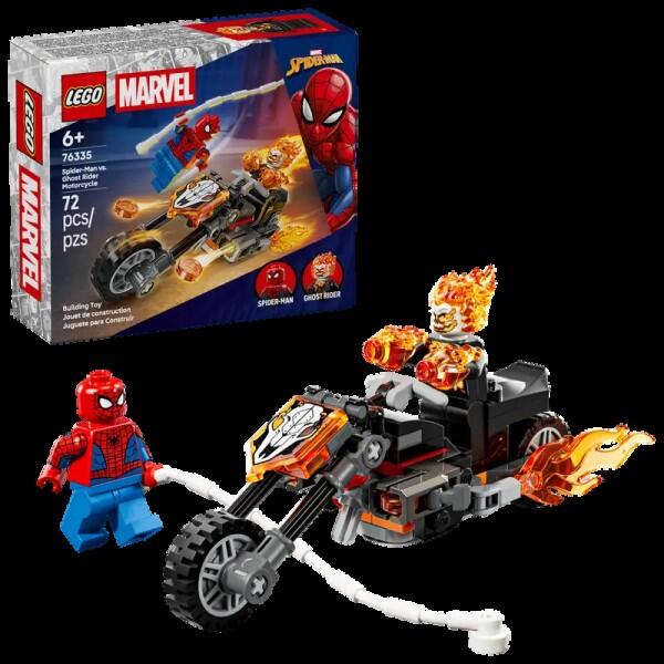 Lego - LEGO Marvel Super Heroes Spider-Man vs. Ghost Rider auf seinem Motorrad Lego - LEGO Marvel Super Heroes Spider-Man vs. Ghost Rider auf seinem Motorrad