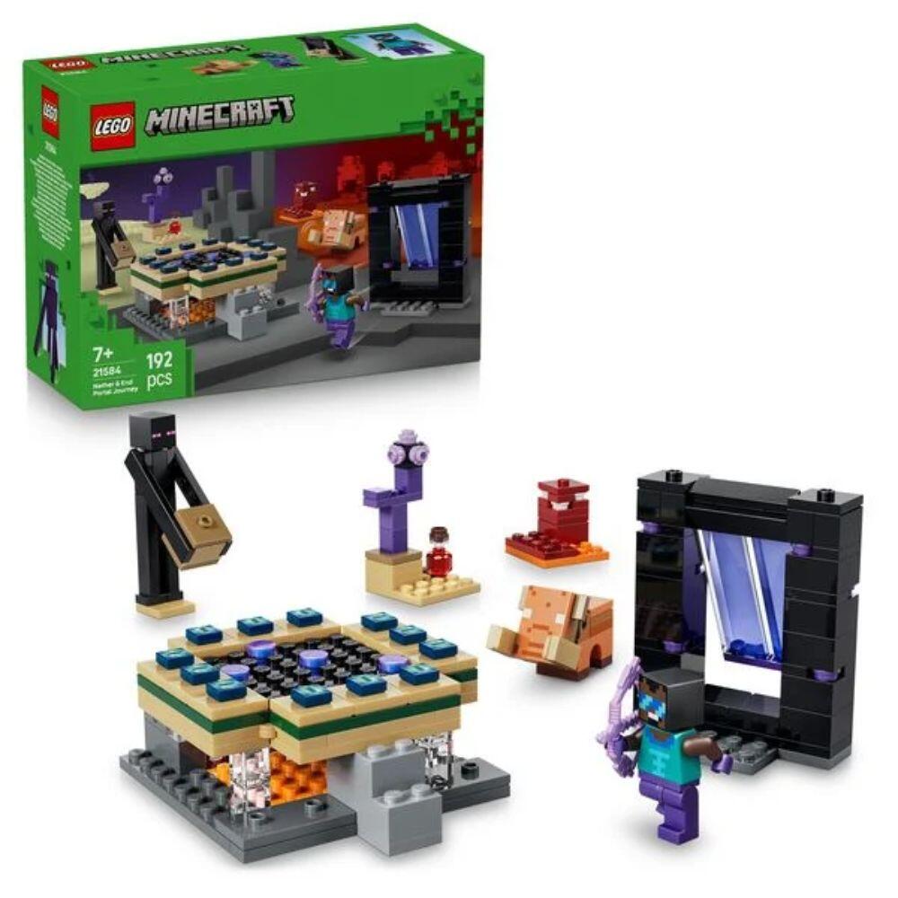 Lego - Minecraft Reise durch Nether und Endportal Lego - Minecraft Reise durch Nether und Endportal