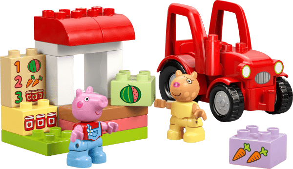 Lego - duplo Peppa Pig Traktor und Marktstand Lego - duplo Peppa Pig Traktor und Marktstand