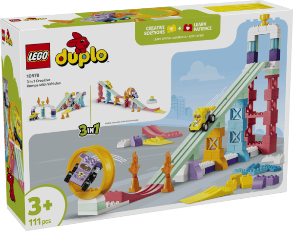 Lego - duplo Stadt Kreative Sprungschanzen mit kleinen Flitzern 3 in 1 Set Lego - duplo Stadt Kreative Sprungschanzen mit kleinen Flitzern 3 in 1 Set