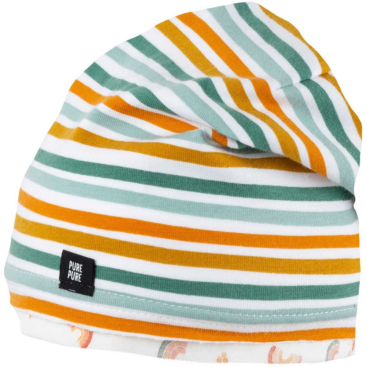Leichte Beanie Regenbogen Streifen 45/47 Leichte Beanie Regenbogen Streifen 45/47